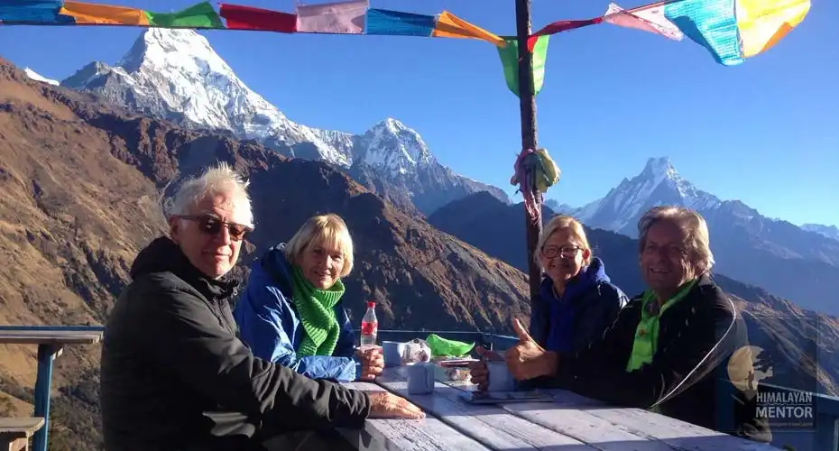 The combination of Beautiful Himalayas and beautiful face!