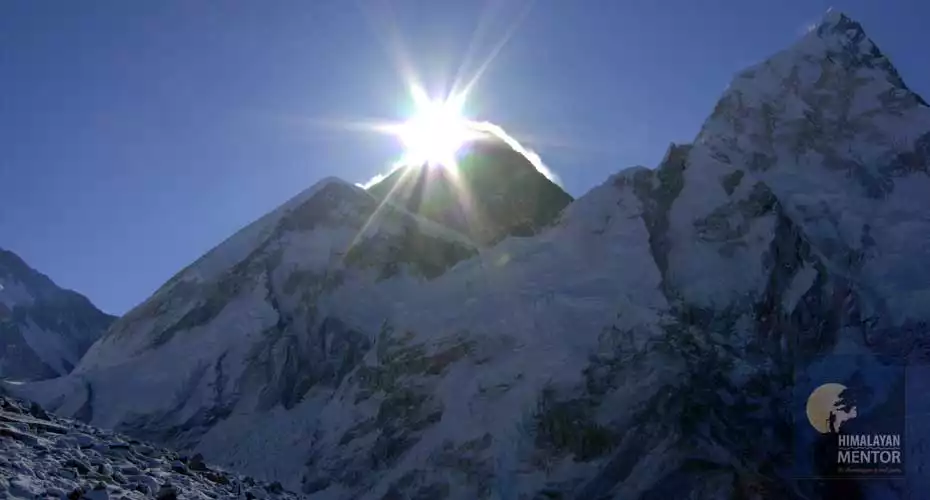 Sunrise view from Kalapatthar