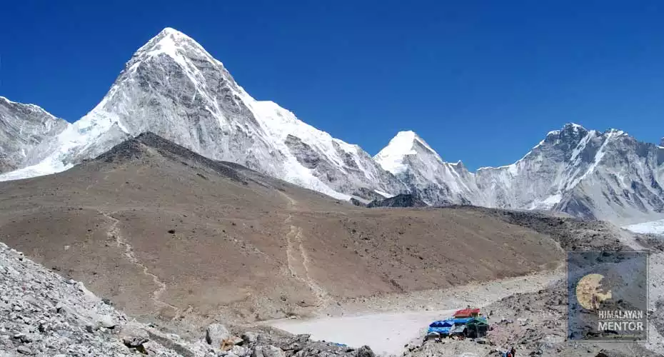On the way to Everest base camp