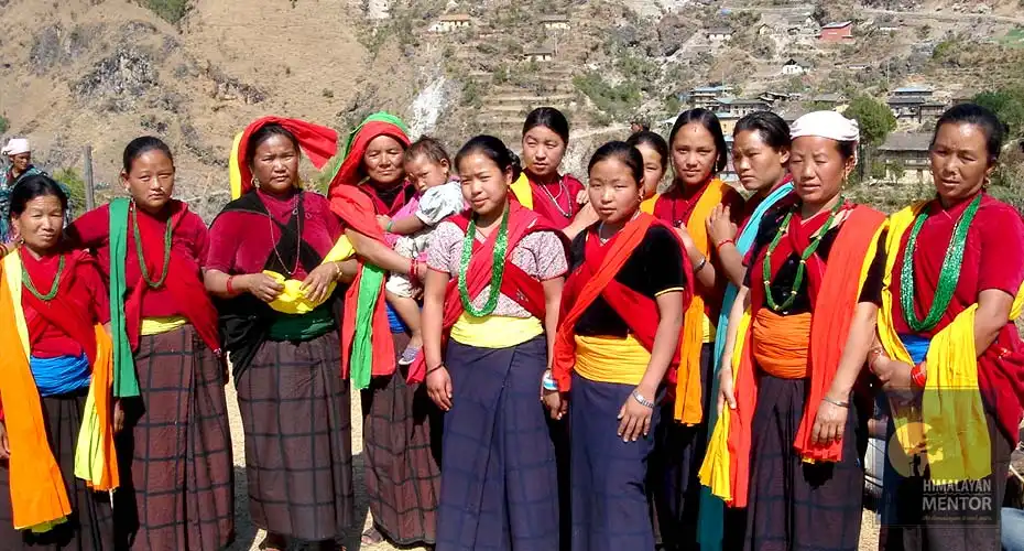 Local women are ready to welcome the visitors