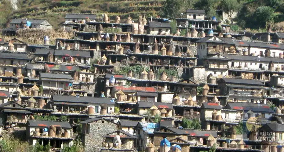 'Tika Sera' The Magar Kham community village