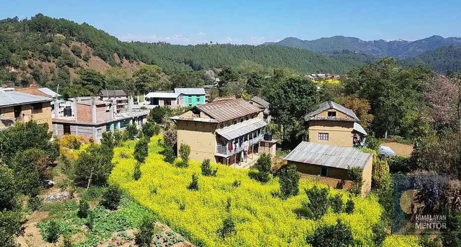 View from Balthali village