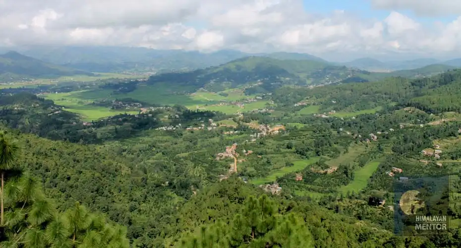 Sankhu village just before the autumn