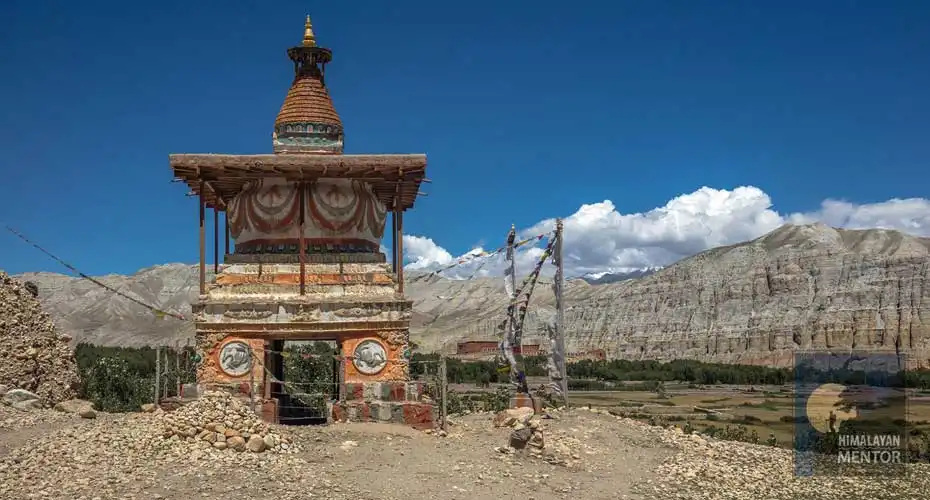 Beautiful Chorten at Lo Manthang