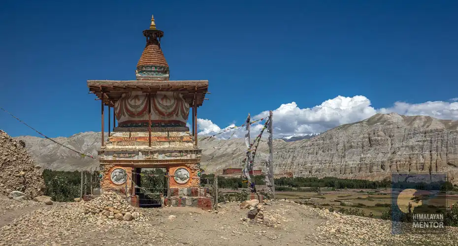 Beautiful Chorten at Lo Manthang