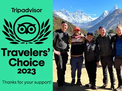 Himalayan Mentor Received 2023 Traveler's Choice Award by TripAdvisor Himalayan Mentor Received 2023 Traveler's Choice Award by TripAdvisor