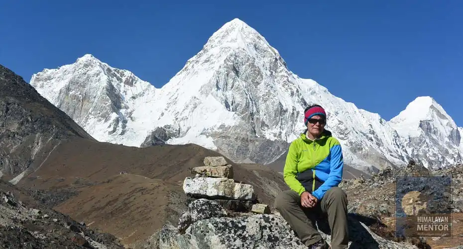 On the way to Everest base camp