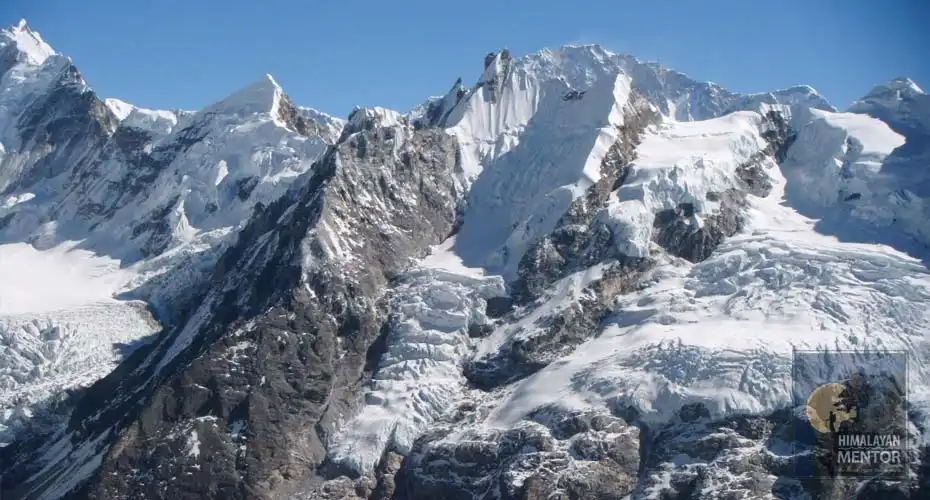 The close view of Yala Peak (5732m.)