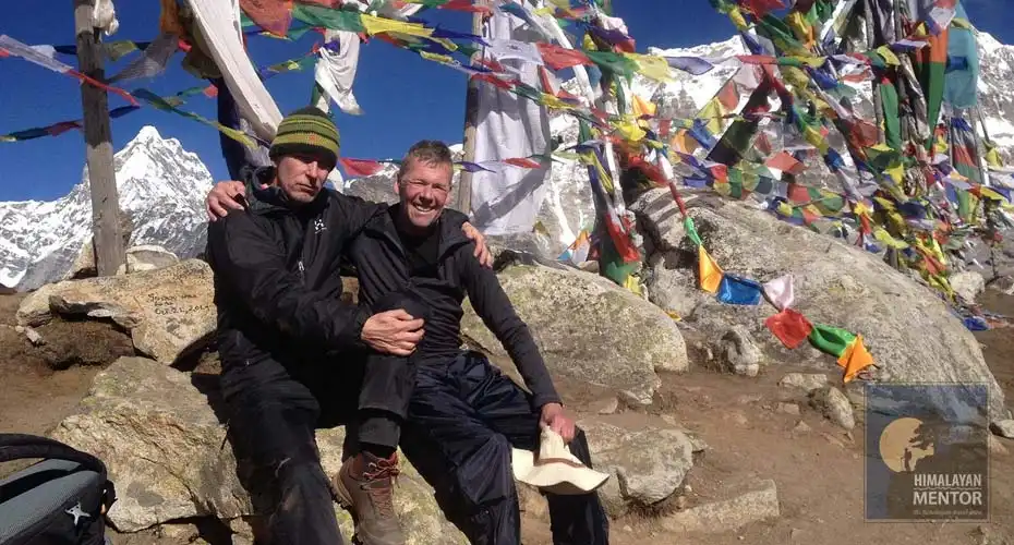 Acclimatization hiking to the Tsergo Ri (5732m.) before attempting Yala Peak