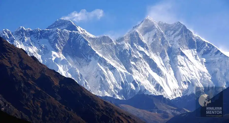 Mt. Everest panorama from Namche Hill