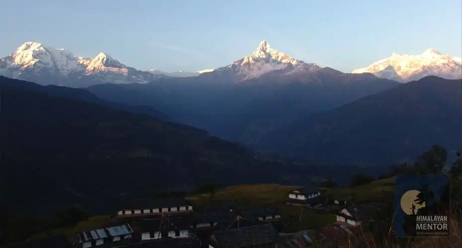 Himalayan panorama from Dhampus
