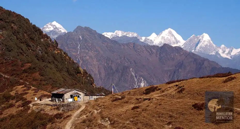 Amazing Himalayas seen from the trek