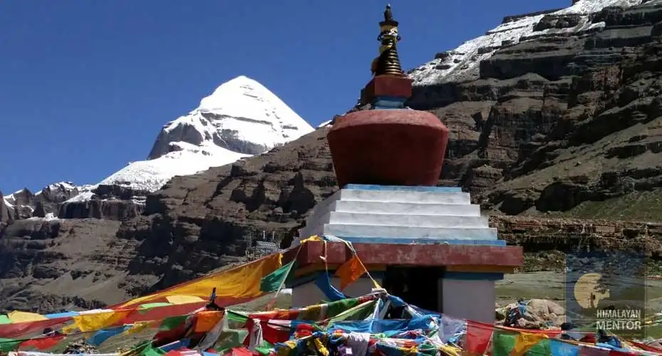 Beautiful Chorten in Kailash region