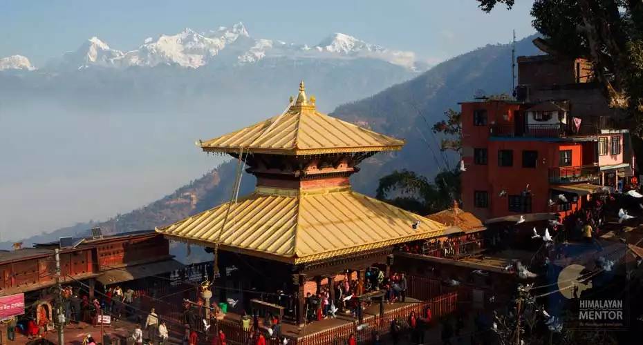 Manakamana Temple, a Hindu temple dedicated to Goddess Bhagwati is an incarnation of Parvati.