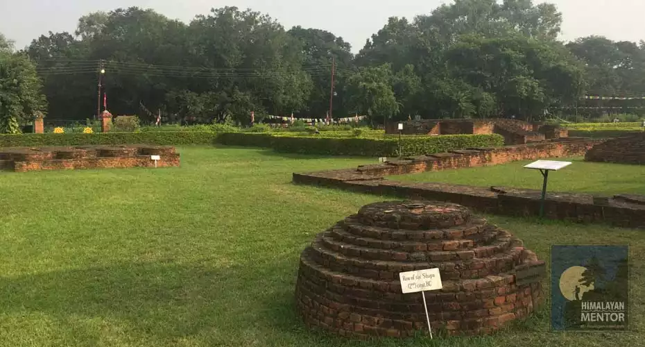 The sacred garden in Lumbini