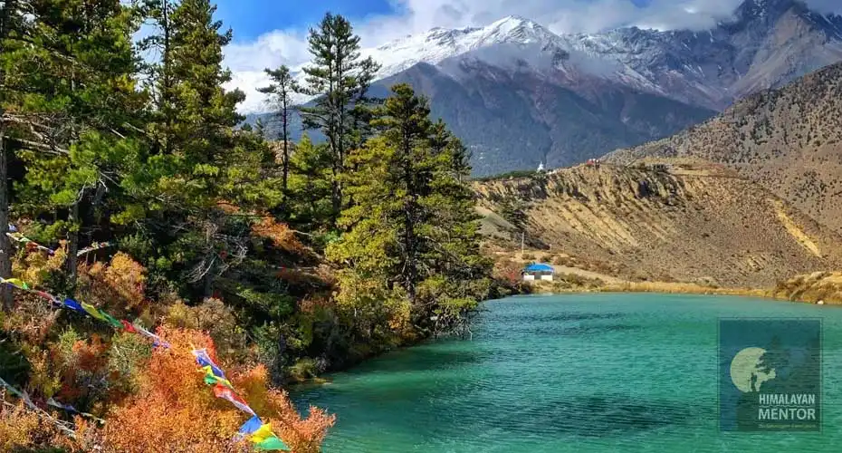 Pristine Dhumba Lake in Lower Mustang