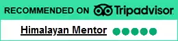 Recommended on TripAdvisor Himalayan Mentor